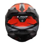 CASCO INTEGRAL LS2- FF818 STORM III KOMAI BLACK RED/ROJO NEGRO BLANCO - Imagen 6