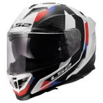 CASCO INTEGRAL LS2-FF818 STORM III SPORTY WHITE BLUE RED /BLANCO AZUL ROJO