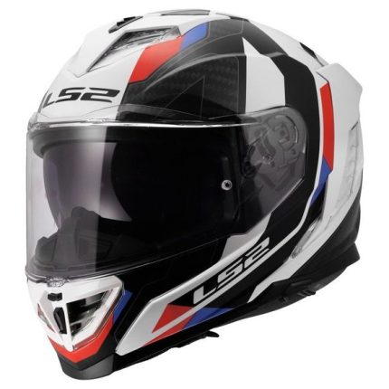 CASCO INTEGRAL LS2-FF818 STORM III SPORTY WHITE BLUE RED /BLANCO AZUL ROJO