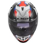 CASCO INTEGRAL LS2-FF818 STORM III SPORTY WHITE BLUE RED /BLANCO AZUL ROJO - Imagen 5