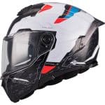 CASCO MODULAR MT-ATOM 2 SV HIGHLANDS A7 BRILLO BLANCO AZUL ROJO