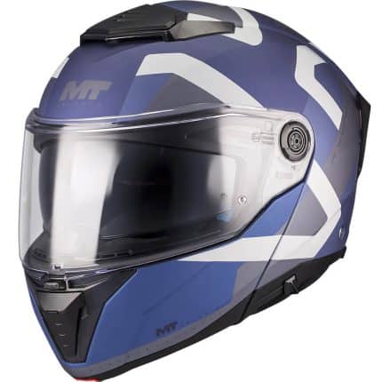 CASCO MODULAR MT-ATOM 2 SV DEXTER C2 MATE AZUL BLANCO