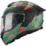 CASCO MODULAR MT-ATOM 2 SV HIGHLANDS C6 MATE VERDE NEGRO