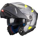 CASCO MODULAR MT-ATOM 2 SV HIGHLANDS E2 MATE GRIS AMARILLO MATE - Imagen 2