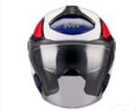 CASCO JET MT COSMO SV ICARUS A5 GLOSS BLANCO AZUL ROJO /ECE 22.06. - Imagen 4