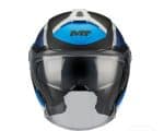 CASCO JET MT COSMO SV ICARUS B7 MATT NEGRO AZUL GRIS CLARO MATE /ECE 22.06. - Imagen 4