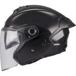CASCO JET MT COSMO SV PURE A1 GLOSS  NEGRO BRILLO/ECE 22.06. - Imagen 2