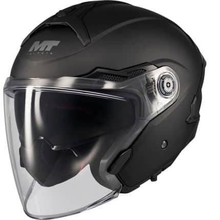 CASCO JET MT COSMO SV PURE A1 MATT  NEGRO MATE/ECE 22.06.