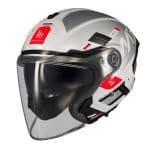 CASCO JET MT COSMO SV SILENCE A2 GLOSS/ BLANCO NEGRO /ECE 22.06.