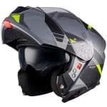 CASCO MODULAR MT-GENESIS R SV CHEEKY C3 MATE GRIS AMARILLO - Imagen 3