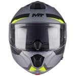 CASCO MODULAR MT-GENESIS R SV CHEEKY C3 MATE GRIS AMARILLO - Imagen 2