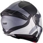 CASCO MODULAR MT-GENESIS R SV LANCER B12 MATE NEGRO GRIS - Imagen 4