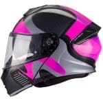 CASCO MODULAR MT-GENESIS R SV LANCER B8 BRILLO NEGRO ROSA