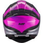 CASCO MODULAR MT-GENESIS R SV LANCER B8 BRILLO NEGRO ROSA - Imagen 5
