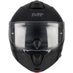 CASCO MODULAR MT-GENESIS R SV PURE A1 BRILLO NEGRO - Imagen 2