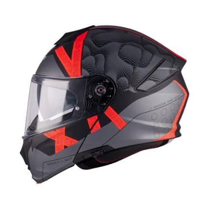 CASCO MODULAR MT-GENESIS R SV SHIFT B15 MATE ROJO GRIS