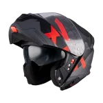 CASCO MODULAR MT-GENESIS R SV SHIFT B15 MATE ROJO GRIS - Imagen 3