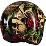 CASCO JET MT LEMANS 2 SV S BREAKOUT B9 GLOSS NEGRO ROJO VERDE ESTILO RETRO - Imagen 3