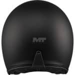 CASCO JET MT LEMANS 2 SV S PURE A1 MATT NEGRO MATE ESTILO RETRO - Imagen 4