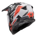 CASCO DE MOTO TRAIL LS2 - MX702 PIONEER II BLOCK GREY RE-ECE 22.06 GRIS ROJO - Imagen 3