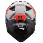 CASCO DE MOTO TRAIL LS2 - MX702 PIONEER II BLOCK GREY RE-ECE 22.06 GRIS ROJO - Imagen 4