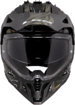 CASCO DE MOTO TRAIL LS2 -MX702 PIONEER II RANGI BLACK-06-ECE 22.06  NEGRO DORADO - Imagen 4