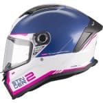 CASCO INTEGRAL HELMET MT STINGER 2 CORE A8 GLOSS AZUL ROSA /ECE 22.06 - Imagen 2