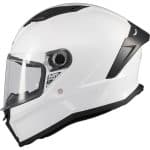 CASCO INTEGRAL HELMET MT STINGER 2 PURE A0 GLOSS PEARL  BLANCO BRILLO/ECE 22.06 - Imagen 4
