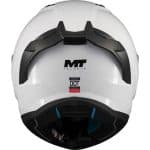 CASCO INTEGRAL HELMET MT STINGER 2 PURE A0 GLOSS PEARL  BLANCO BRILLO/ECE 22.06 - Imagen 5