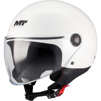 CASCO JET  MT-STREET S PURE A0 GLOSS BLANCO