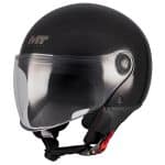CASCO JET  MT-STREET S PURE A1 GLOSS NEGRO BRILLO