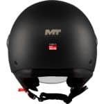 CASCO JET  MT-STREET S PURE A1 MATT NEGRO MATE - Imagen 3