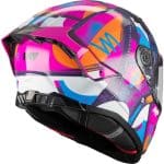 CASCO INTEGRAL MT HELMET THUNDER 4 R SV PIPEN C8 GLOSS /ECE 22.06 ROSA BLANCA - Imagen 3