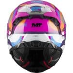 CASCO INTEGRAL MT HELMET THUNDER 4 R SV PIPEN C8 GLOSS /ECE 22.06 ROSA BLANCA - Imagen 5