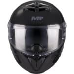 CASCO INTEGRAL MT HELMET THUNDER 4 R SV PURE A1 GLOSS /ECE 22.06/ NEGRO BRILLANTE - Imagen 2