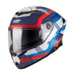 CASCO INTEGRAL MT HELMET THUNDER 4 R SV RELEVANT C5 GLOSS /ECE 22.06/ BLANCO AZUL ROJO
