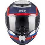 CASCO INTEGRAL MT HELMET THUNDER 4 R SV RELEVANT C5 GLOSS /ECE 22.06/ BLANCO AZUL ROJO - Imagen 2