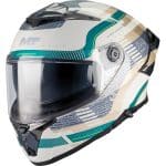 CASCO INTEGRAL MT HELMET THUNDER 4 R SV RELEVANT C6 GLOSS /ECE 22.06/ AZUL TURQUESA VERDE LIMA