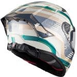 CASCO INTEGRAL MT HELMET THUNDER 4 R SV RELEVANT C6 GLOSS /ECE 22.06/ AZUL TURQUESA VERDE LIMA - Imagen 4