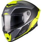 CASCO INTEGRAL MT HELMET THUNDER 4 R SV WIND TUNNEL B3 MATT /ECE 22.06/  FLUOR AMARILLO GRIS