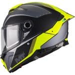 CASCO INTEGRAL MT HELMET THUNDER 4 R SV WIND TUNNEL B3 MATT /ECE 22.06/  FLUOR AMARILLO GRIS - Imagen 3