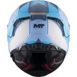 CASCO INTEGRAL MT HELMET THUNDER 4 R SV WIND TUNNEL C7 MATT /ECE 22.06 AZUL TURQUESA GRIS CLARO - Imagen 5