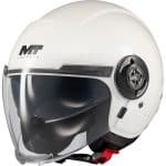 CASCO JET MT VIALE SV S PURE A0 GLOSS BLANCO