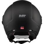 CASCO JET  VIALE SV S PURE A1 MATT NEGRO MATE - Imagen 4