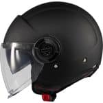 CASCO JET  VIALE SV S PURE A1 MATT NEGRO MATE - Imagen 3