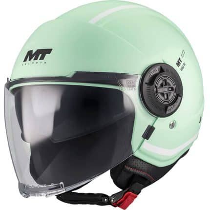 CASCO JET MT VIALE SV S TASTY C6 MATT VERDE MATE