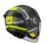 CASCO JET MT COSMO SV ARROW B3 MATT NEGRO AMARILLO MATE  /ECE 22.06. - Imagen 5