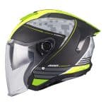 CASCO JET AXXIS BLAZER SV PIXELART B3 MATT NEGRO AMARILLO MATE  /ECE 22.06. - Imagen 2