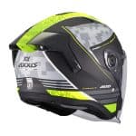 CASCO JET AXXIS BLAZER SV PIXELART B3 MATT NEGRO AMARILLO MATE  /ECE 22.06. - Imagen 3
