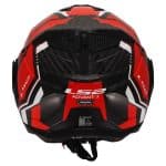 CASCO MODULAR LS2- FF901 ADVANT X C DYNAMIC RED-ECE 22.06. NEGRO ROJO - Imagen 3